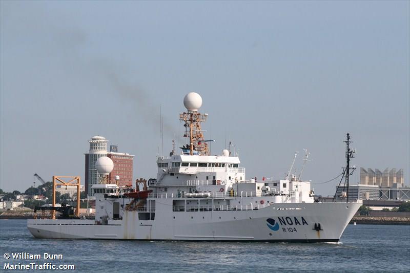 ronald h brown (Research Vessel) - IMO 9105786, MMSI 368996000, Call Sign WTEC under the flag of United States (USA)