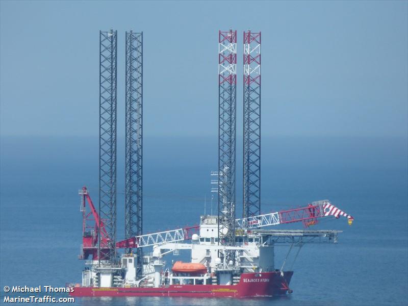 seajacks hydra (Offshore Support Vessel) - IMO 9669093, MMSI 370239000, Call Sign 3FEI3 under the flag of Panama