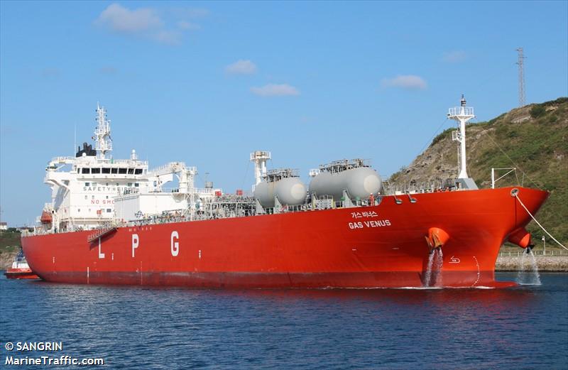 gas venus (LPG Tanker) - IMO 9774197, MMSI 373433000, Call Sign 3EKX under the flag of Panama
