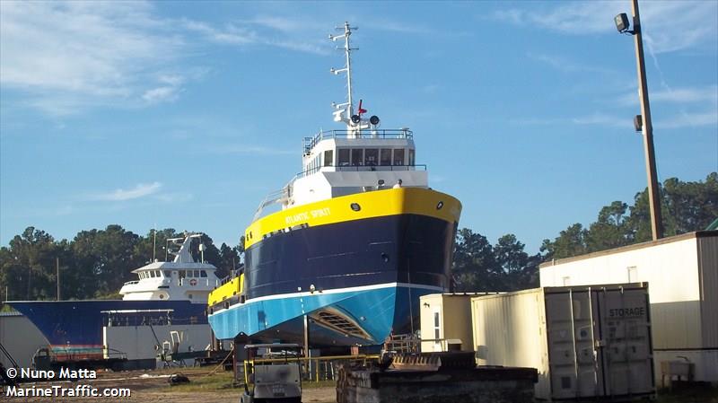 atlantic spirit (Offshore Support Vessel) - IMO 9706358, MMSI 377901033, Call Sign J8 QE4 under the flag of St Vincent & Grenadines