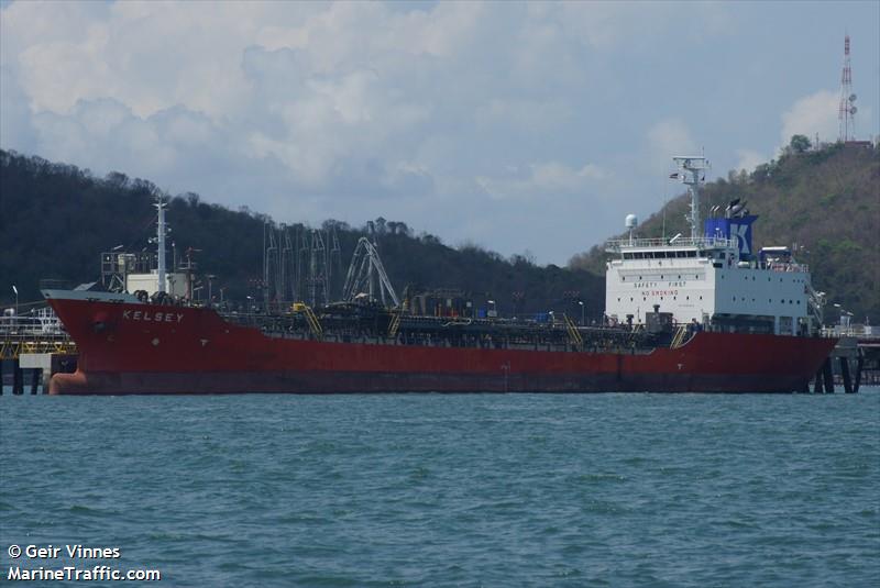 kelsey 2 (Chemical/Oil Products Tanker) - IMO 9254214, MMSI 440128000, Call Sign D7BG under the flag of Korea