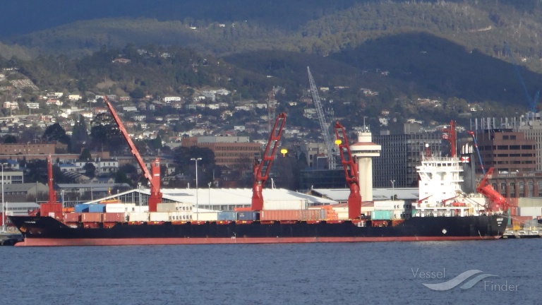 kokopo chief (Container Ship) - IMO 8907412, MMSI 477062000, Call Sign VRRD under the flag of Hong Kong