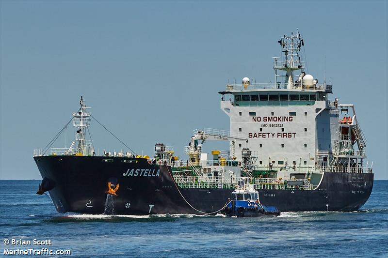 jastella (Bitumen Tanker) - IMO 9812121, MMSI 477103400, Call Sign VRQY9 under the flag of Hong Kong
