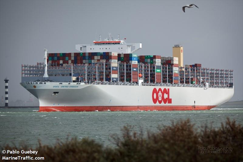 oocl united kingdom (Container Ship) - IMO 9776200, MMSI 477103800, Call Sign VRQZ8 under the flag of Hong Kong