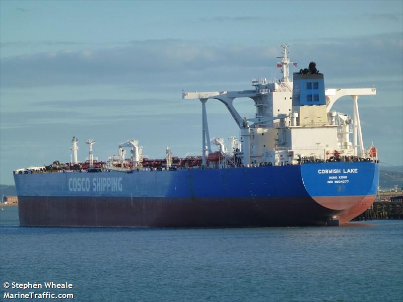 coswish lake (Crude Oil Tanker) - IMO 9804277, MMSI 477162500, Call Sign VRRS2 under the flag of Hong Kong