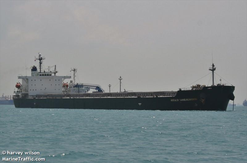 rosco sandalwood (Bulk Carrier) - IMO 9288514, MMSI 477701000, Call Sign VRZQ6 under the flag of Hong Kong