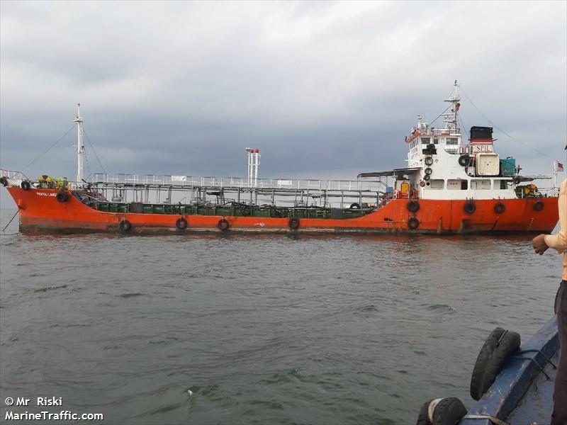 mt.pantai lamong (Chemical Tanker) - IMO 8916308, MMSI 525015894, Call Sign P N Z Q under the flag of Indonesia