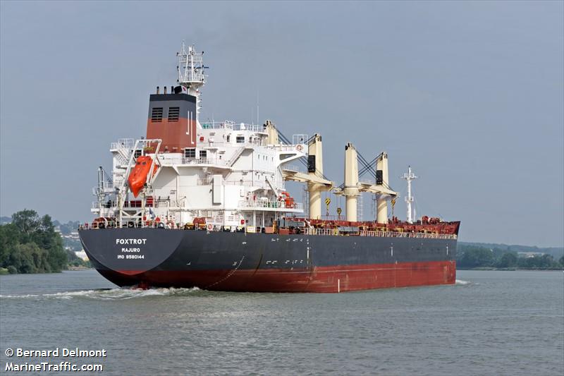 foxtrot (Bulk Carrier) - IMO 9580144, MMSI 538004710, Call Sign V7YQ5 under the flag of Marshall Islands