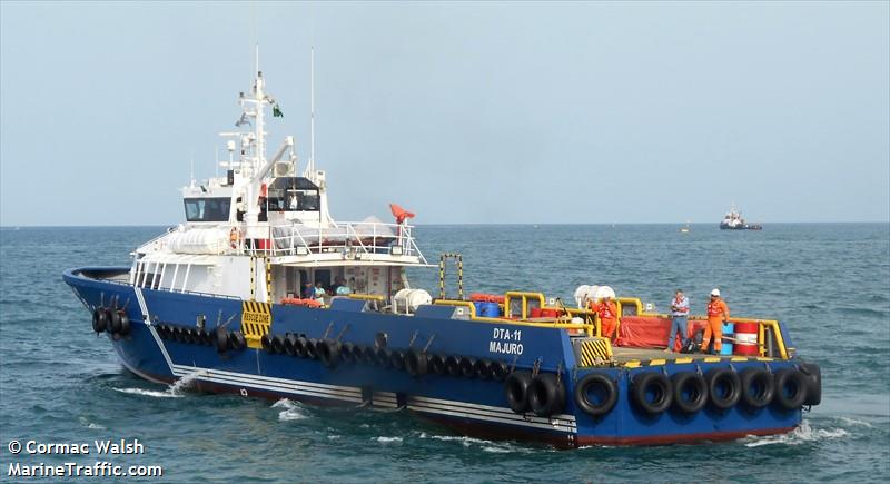 dta 11 (Offshore Tug/Supply Ship) - IMO 9426788, MMSI 538007868, Call Sign V7SJ4 under the flag of Marshall Islands