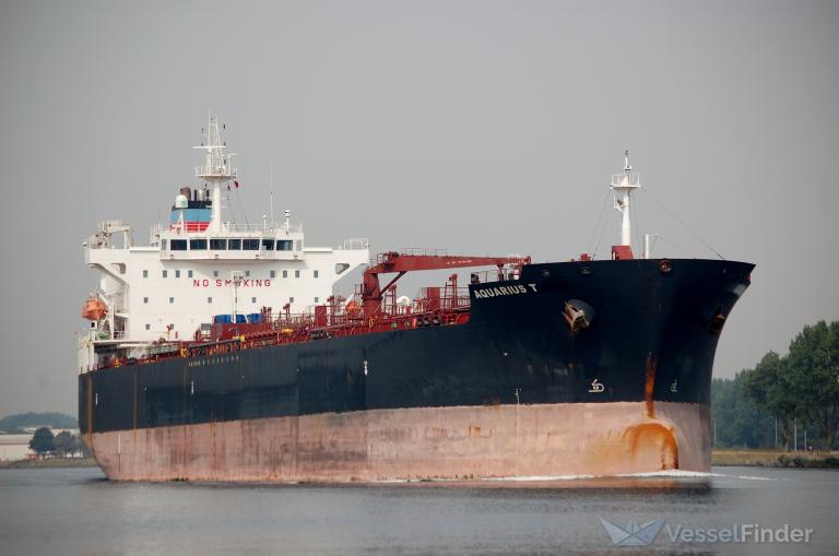 aquarius t (Chemical/Oil Products Tanker) - IMO 9494668, MMSI 538008978, Call Sign V7A4148 under the flag of Marshall Islands