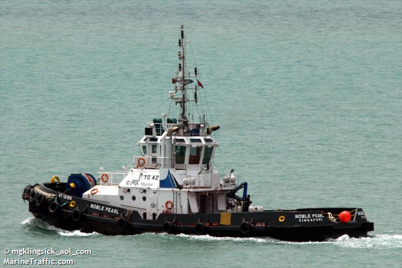 noble pearl (Tug) - IMO 9386079, MMSI 563009240, Call Sign 9V7072 under the flag of Singapore