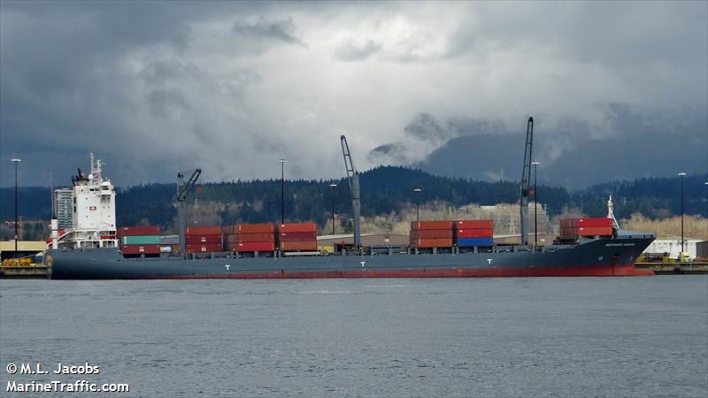 sealand los angeles (Container Ship) - IMO 9383235, MMSI 636017154, Call Sign A8PD8 under the flag of Liberia