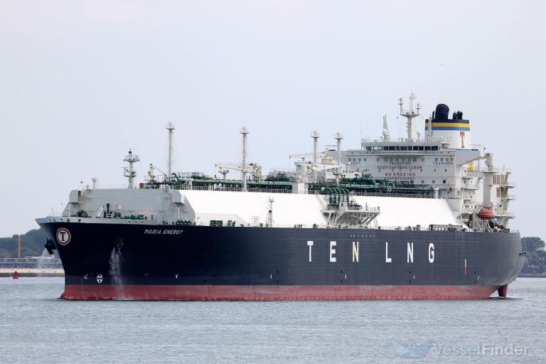 maria energy (LNG Tanker) - IMO 9659725, MMSI 636017445, Call Sign D5KZ6 under the flag of Liberia