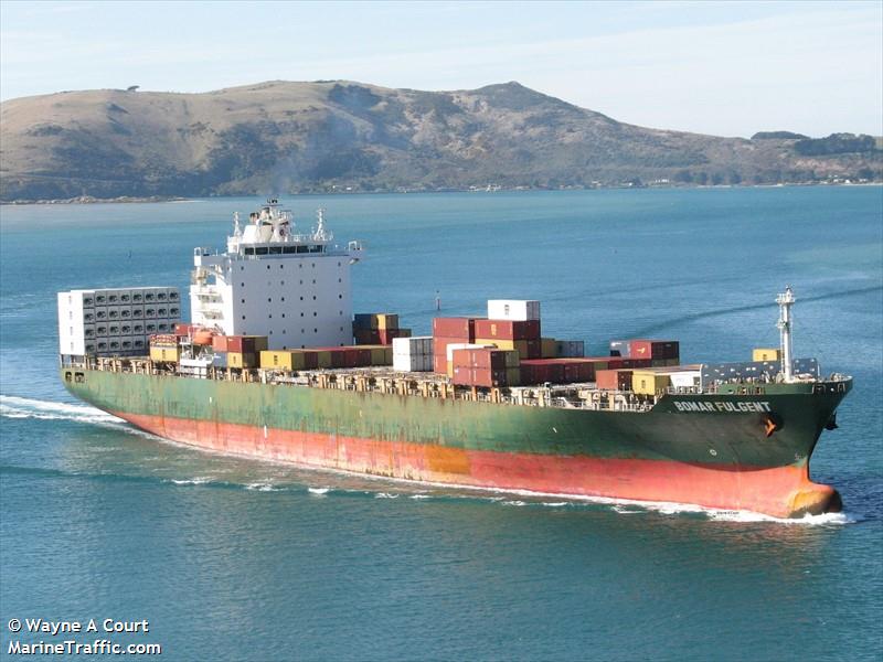 bomar fulgent (Container Ship) - IMO 9330501, MMSI 636017505, Call Sign D5LH5 under the flag of Liberia
