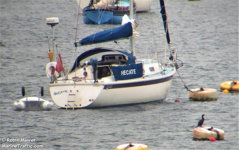 hecate (Pleasure craft) - IMO , MMSI 235105206, Call Sign 2DPY7 under the flag of United Kingdom (UK)