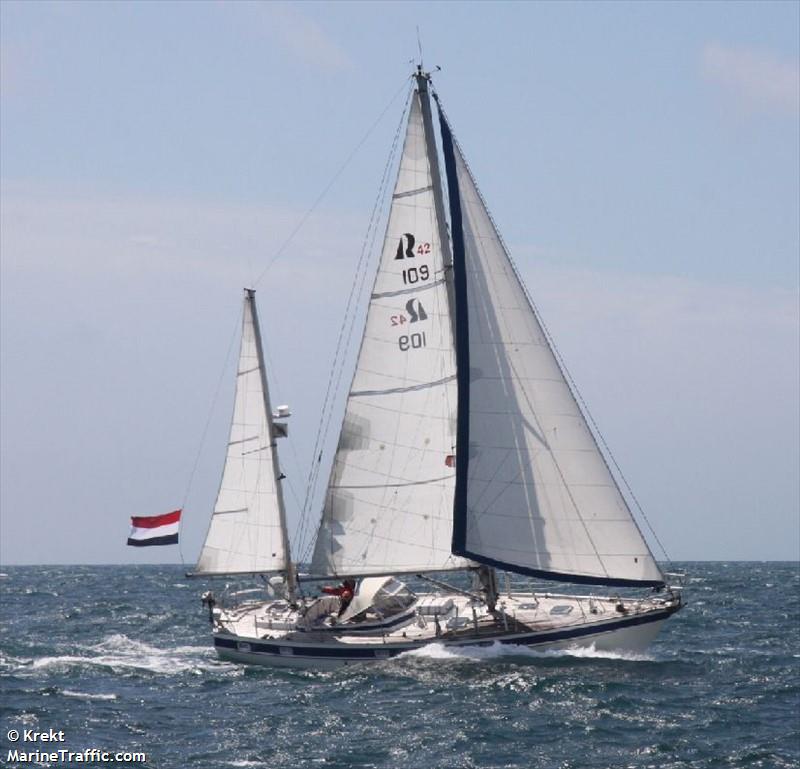 running tide (Pleasure craft) - IMO , MMSI 244060252, Call Sign PH2373 under the flag of Netherlands