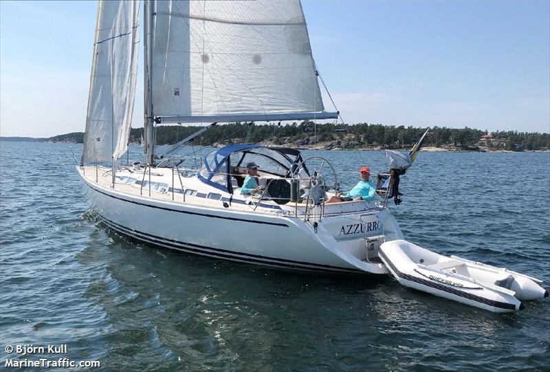 azzurro (Sailing vessel) - IMO , MMSI 265015360, Call Sign 8SY2225 under the flag of Sweden