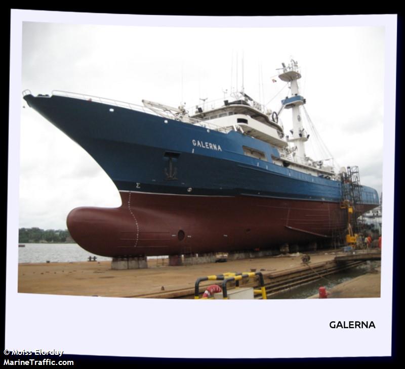 galerna (Fishing Vessel) - IMO 7409140, MMSI 306783000, Call Sign PJQD under the flag of Curacao