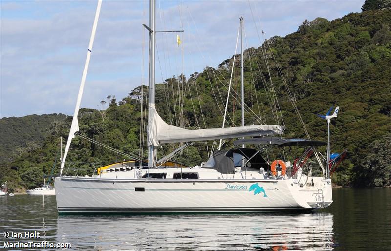 devana nzl 9231 (Sailing vessel) - IMO , MMSI 512004997, Call Sign ZMV5454 under the flag of New Zealand