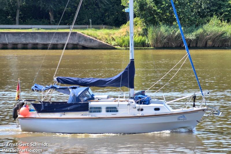 blue fin (Sailing vessel) - IMO , MMSI 211245470 under the flag of Germany