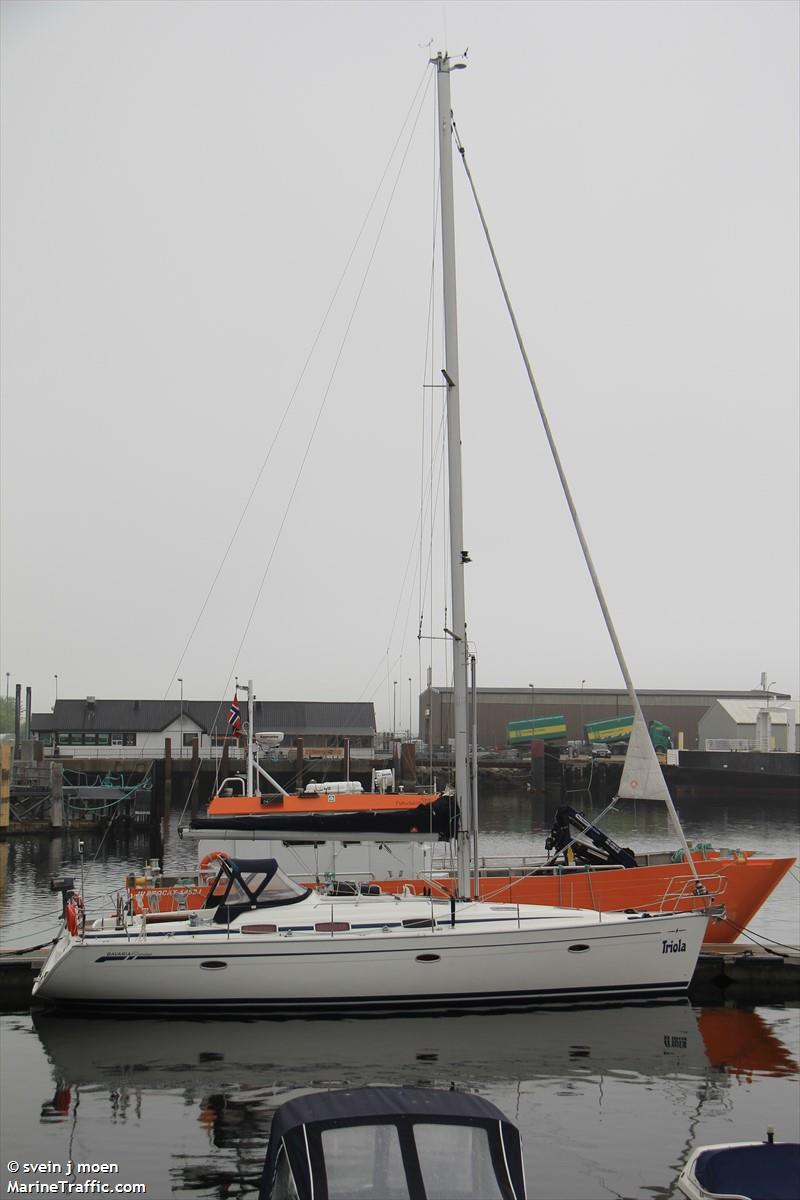 triola (Sailing vessel) - IMO , MMSI 257844090, Call Sign LK9171 under the flag of Norway