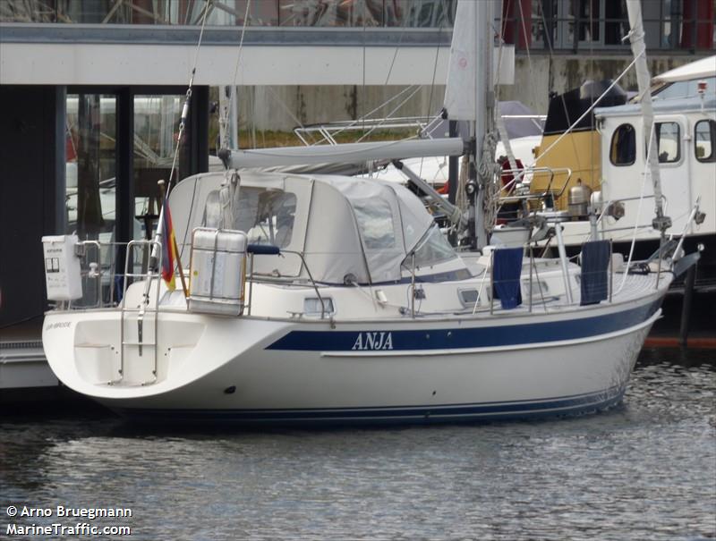 anja (Sailing vessel) - IMO , MMSI 211103830, Call Sign DB2495 under the flag of Germany