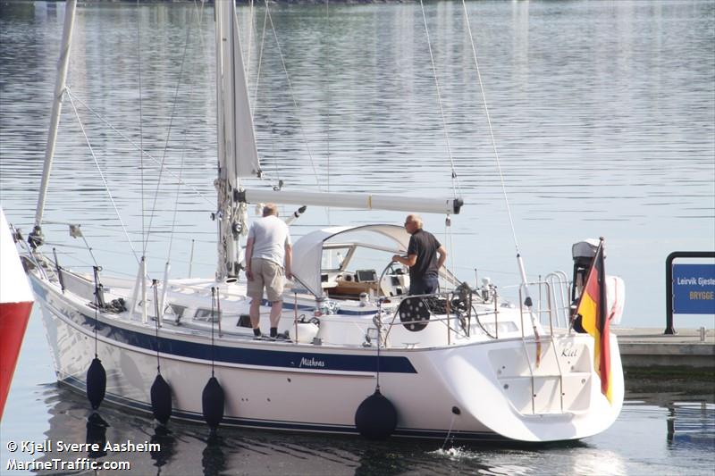 mithras (Sailing vessel) - IMO , MMSI 211388950, Call Sign DJ8034 under the flag of Germany
