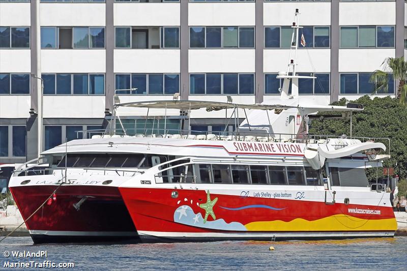 lady shelley (Passenger ship) - IMO , MMSI 229000793, Call Sign 9HB6629 under the flag of Malta