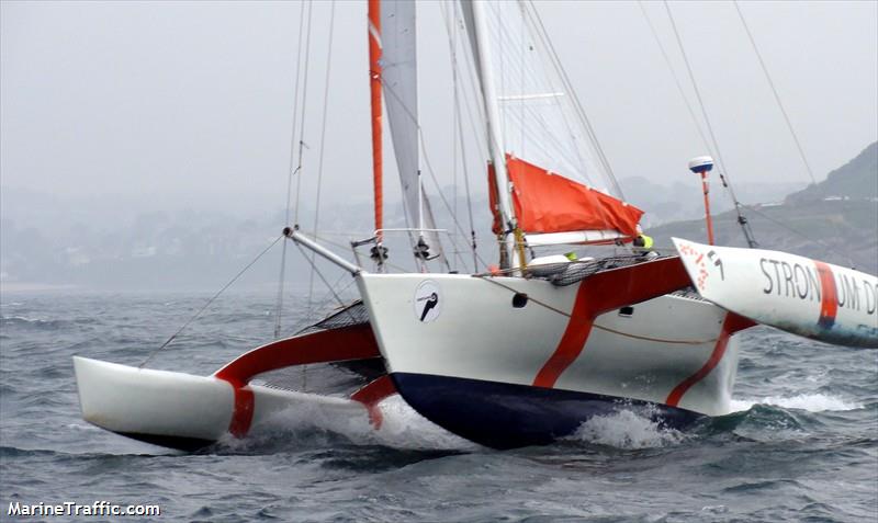strontium dog (Sailing vessel) - IMO , MMSI 235077218, Call Sign 2DAD8 under the flag of United Kingdom (UK)