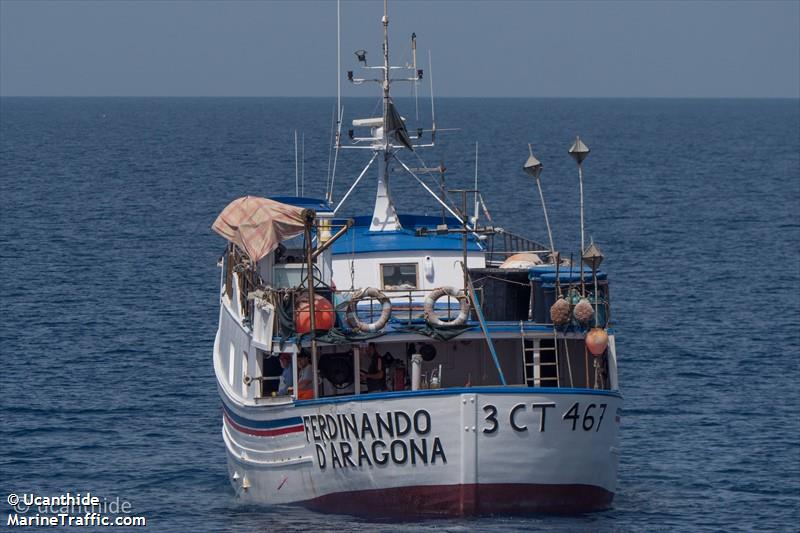 ferdinando daragon (Fishing vessel) - IMO , MMSI 247140770, Call Sign IWIG under the flag of Italy