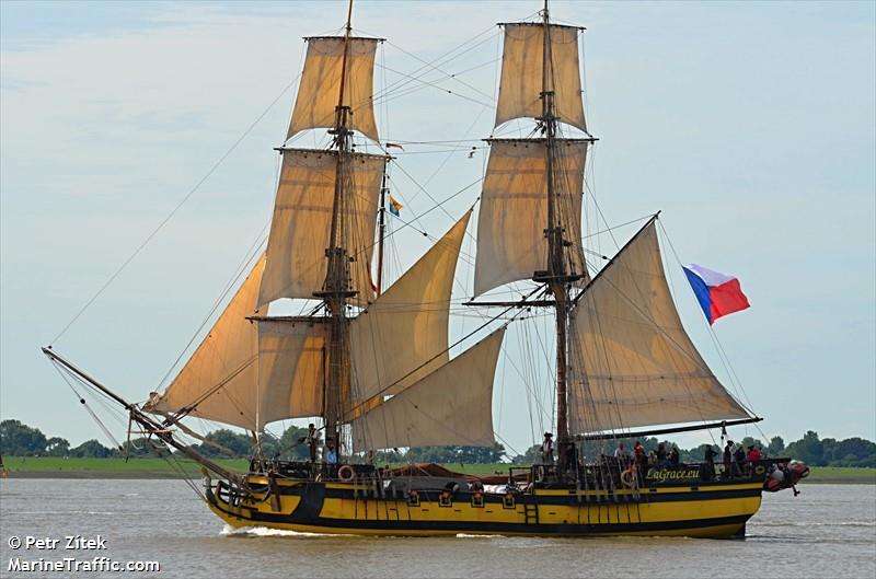 la grace (Sailing vessel) - IMO , MMSI 270467000, Call Sign OL5614 under the flag of Czech Rep