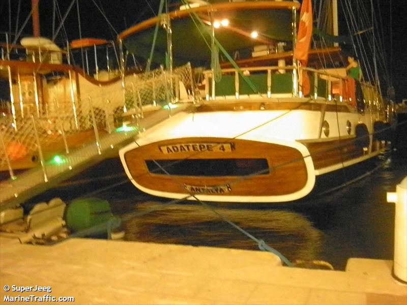 adatepe-4 (Pleasure craft) - IMO , MMSI 271041903, Call Sign YM8750 under the flag of Turkey