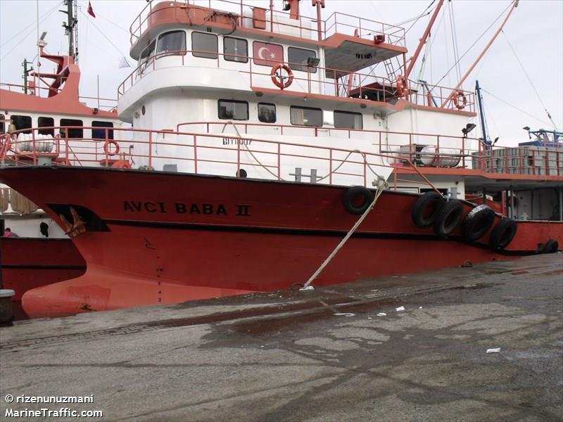 avci baba-2 (Fishing vessel) - IMO , MMSI 271069011, Call Sign TC7221 under the flag of Turkey
