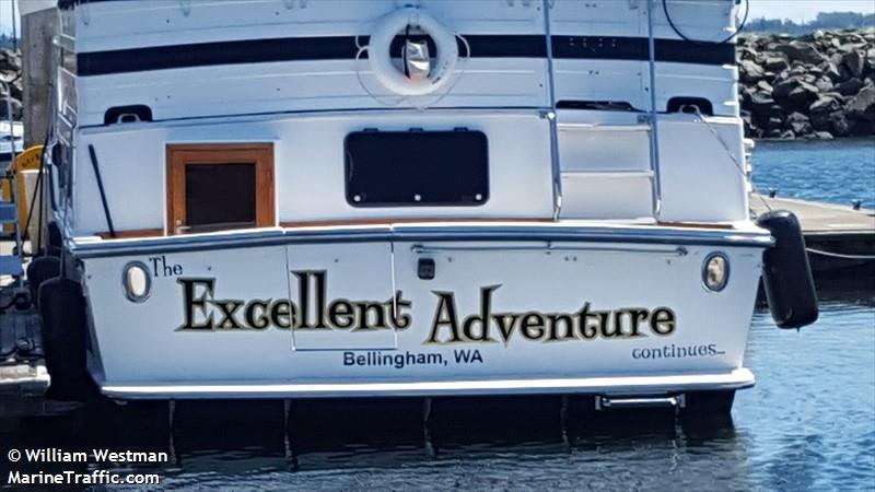 excellent adventure (Pleasure craft) - IMO , MMSI 367746750, Call Sign WDI9245 under the flag of United States (USA)