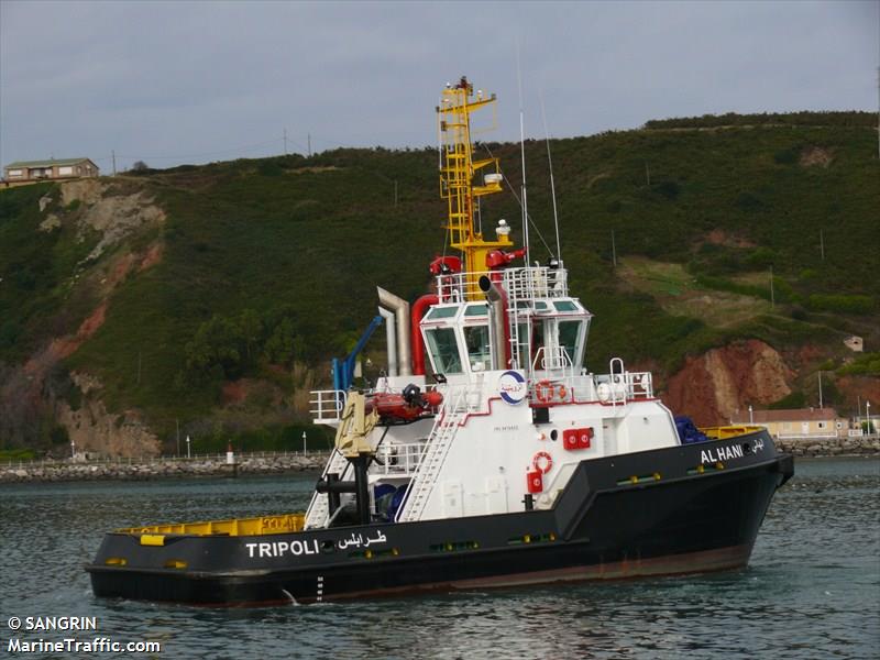 alhani (Tug) - IMO 9615822, MMSI 642112004 under the flag of Libya