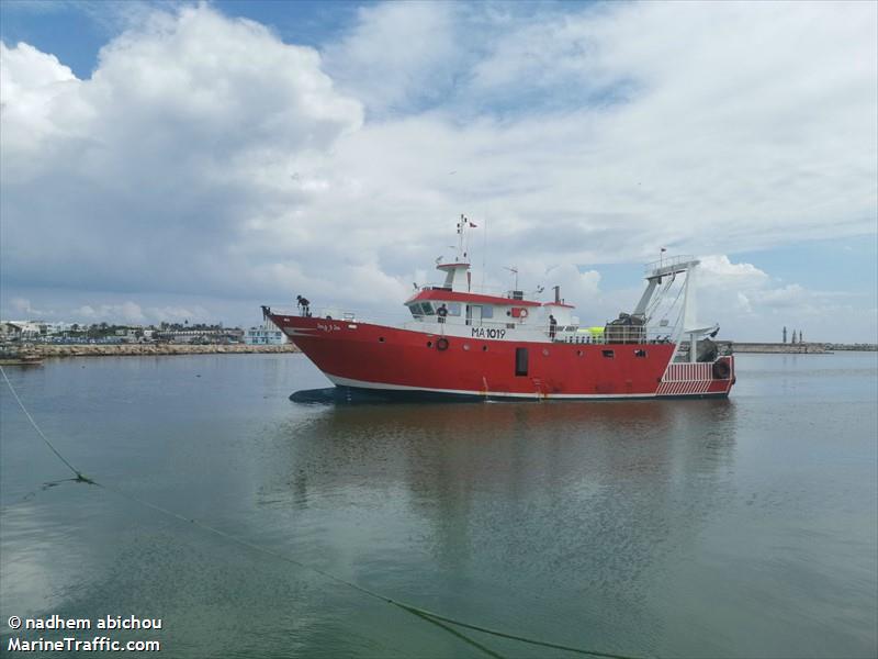 doraid (Fishing vessel) - IMO , MMSI 672945000, Call Sign 3V5759 under the flag of Tunisia