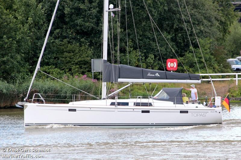 sy topas (Pleasure craft) - IMO , MMSI 211532860, Call Sign DD6785 under the flag of Germany