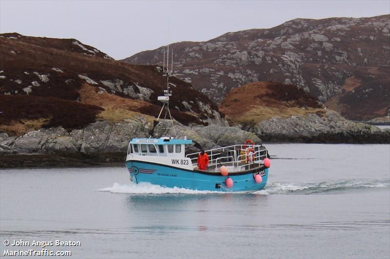 maggie anne wk 823 (Fishing vessel) - IMO , MMSI 235062009 under the flag of United Kingdom (UK)