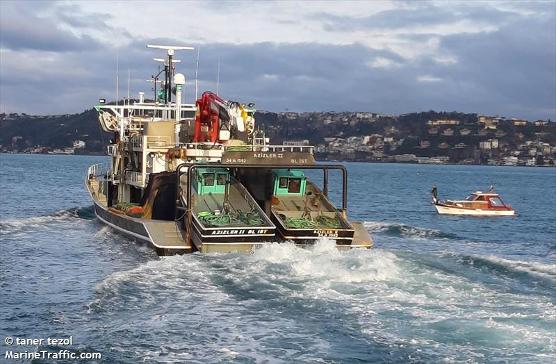 azizler-ii (Fishing vessel) - IMO , MMSI 271056072, Call Sign TC9842 under the flag of Turkey