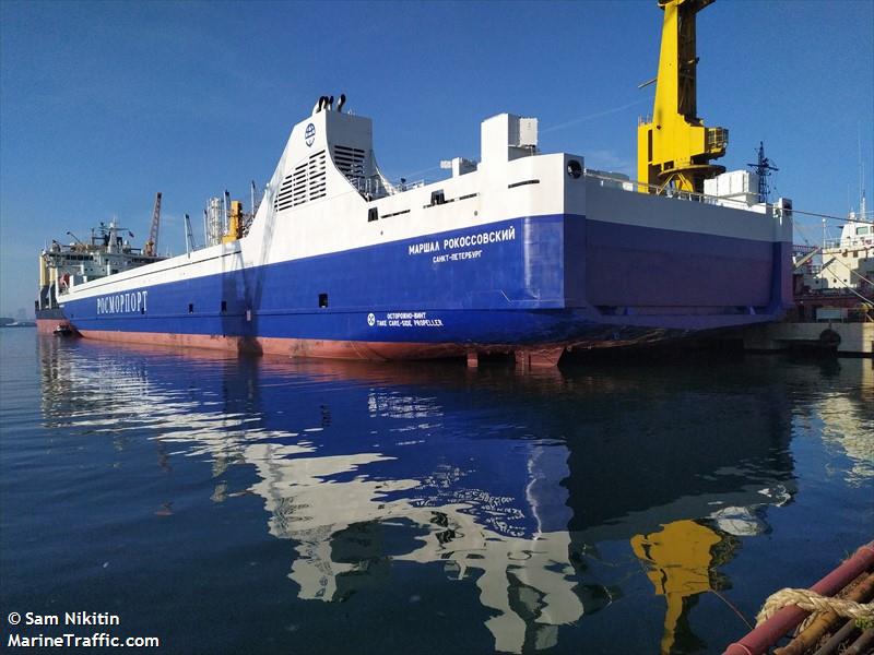 marshal rokossovsky (Passenger/Ro-Ro Cargo Ship) - IMO 9872341, MMSI 273214860, Call Sign UGVB under the flag of Russia