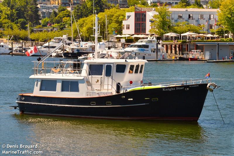 knight star (Pleasure craft) - IMO , MMSI 316035583 under the flag of Canada