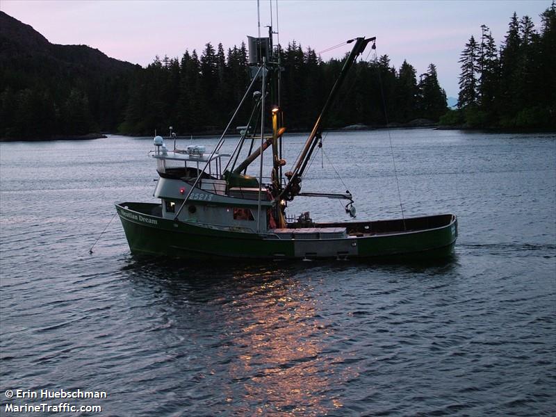 aleutian dream (Fishing vessel) - IMO , MMSI 367088870, Call Sign WAR3481 under the flag of United States (USA)