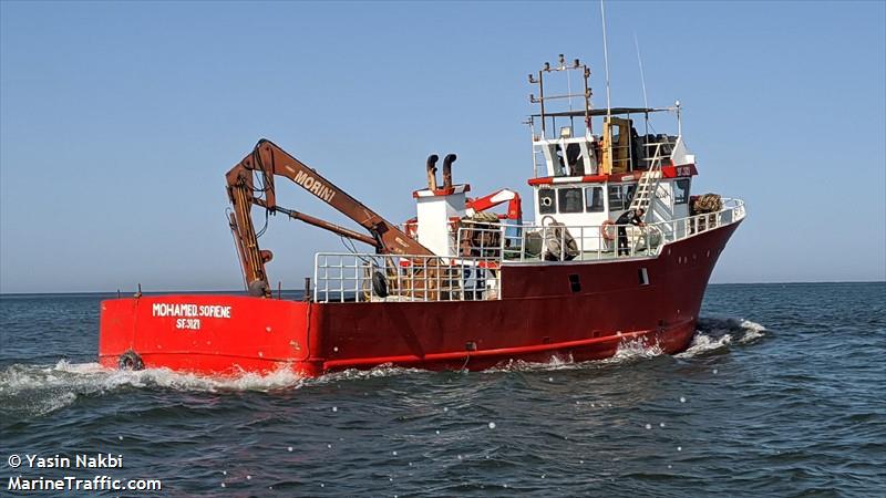 mohamed sofiene (Fishing Vessel) - IMO 8577487, MMSI 672000058, Call Sign 3V6030 under the flag of Tunisia