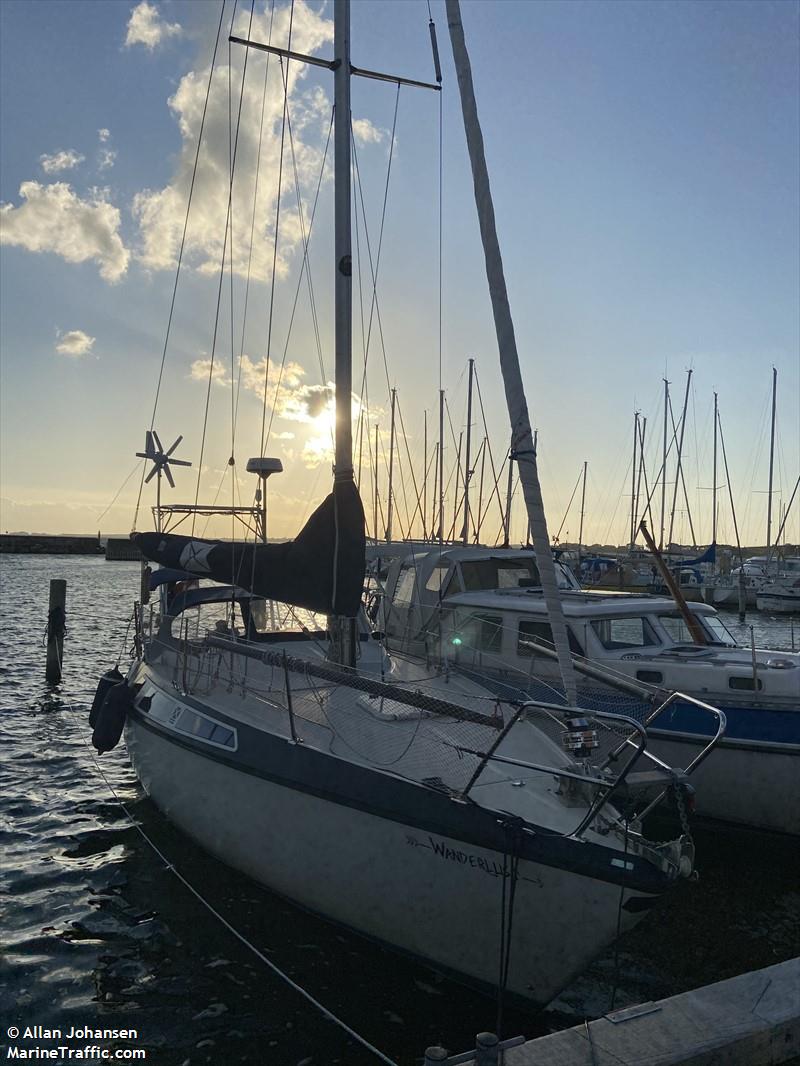 wanderlust (Sailing vessel) - IMO , MMSI 219028635, Call Sign XPH7140 under the flag of Denmark