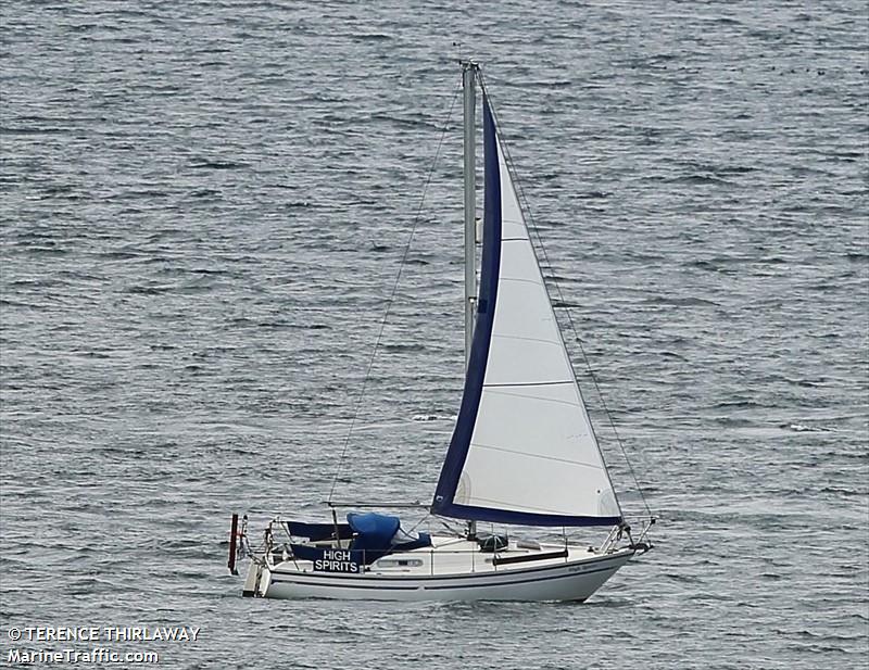 high spirits (Sailing vessel) - IMO , MMSI 235067345, Call Sign MDHP5 under the flag of United Kingdom (UK)