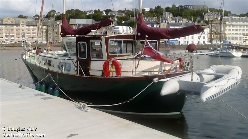 muir breagha (Sailing vessel) - IMO , MMSI 235086816, Call Sign 2EOH8 under the flag of United Kingdom (UK)