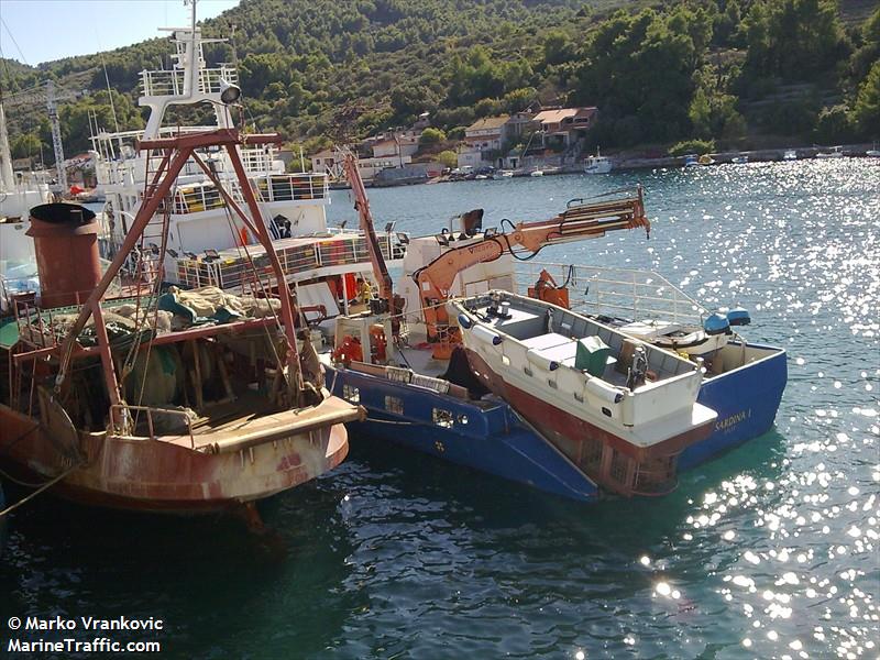 sardina1 (Fishing Vessel) - IMO , MMSI 238771340, Call Sign 9AA5395 under the flag of Croatia