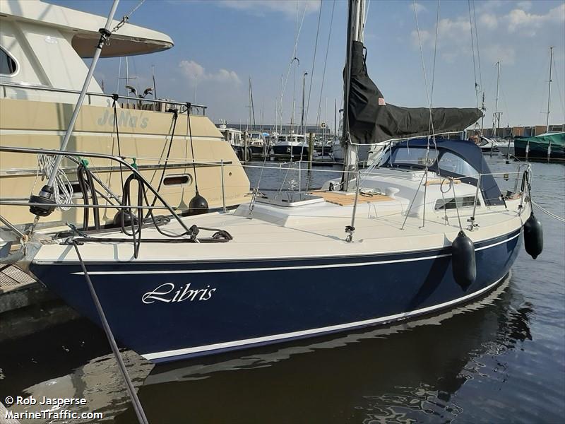 libris (Sailing vessel) - IMO , MMSI 244090466, Call Sign PB8909 under the flag of Netherlands