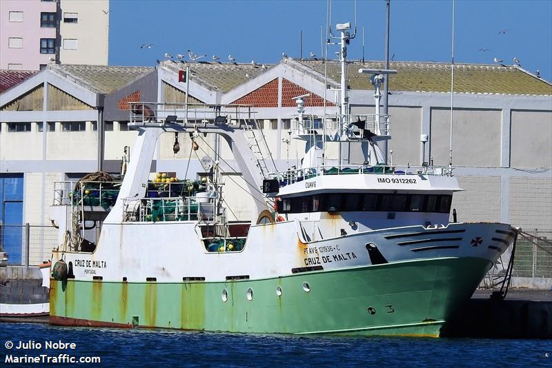 cruz de malta (Fishing Vessel) - IMO 9312262, MMSI 263441150, Call Sign CUAV6 under the flag of Portugal
