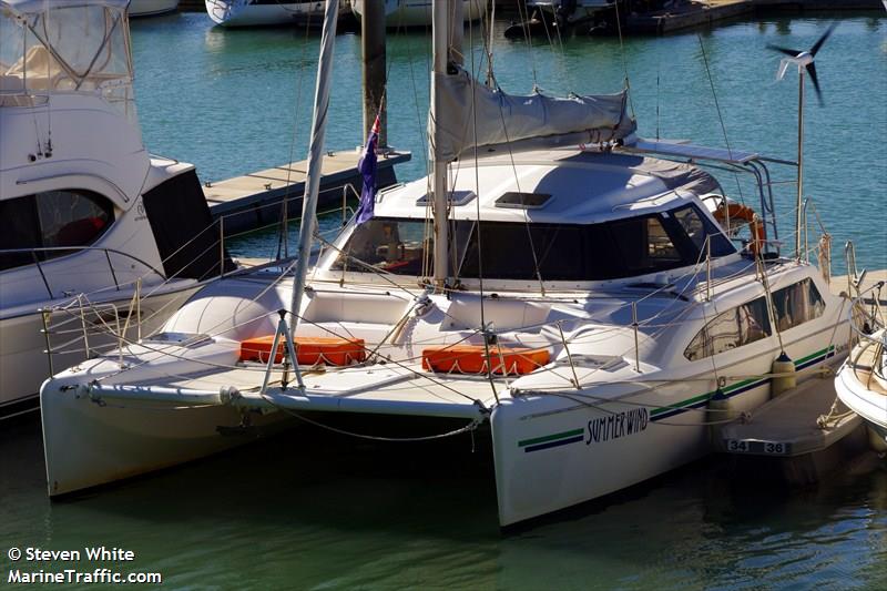 summer wind (Sailing vessel) - IMO , MMSI 503610600 under the flag of Australia